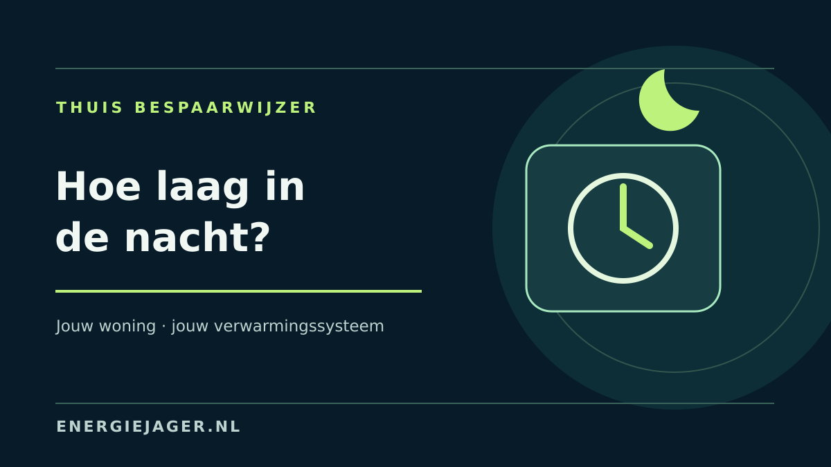 Illustratie bij Thermostaat ’s nachts: radiatoren of warmtepomp?
